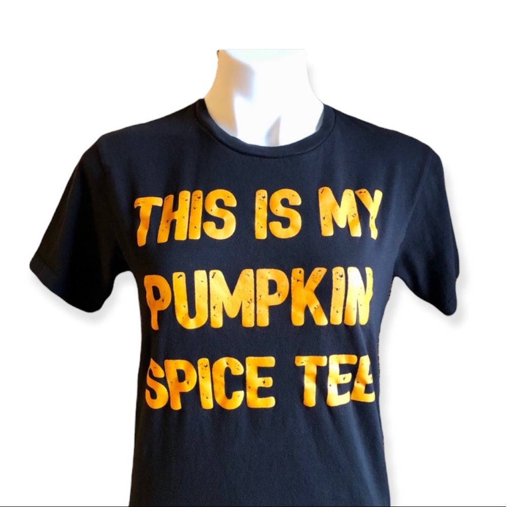 3/$20 This Is My Pumpkin Spice Tee Fall Halloween Coffee Size Small